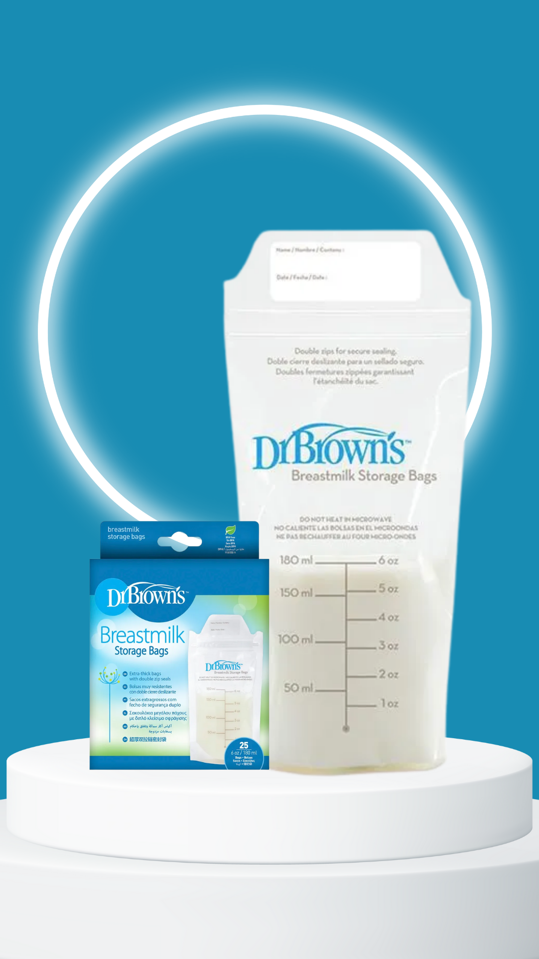 BOLSAS PARA ALMACENAMIENTO DE LECHE DRBROWNS