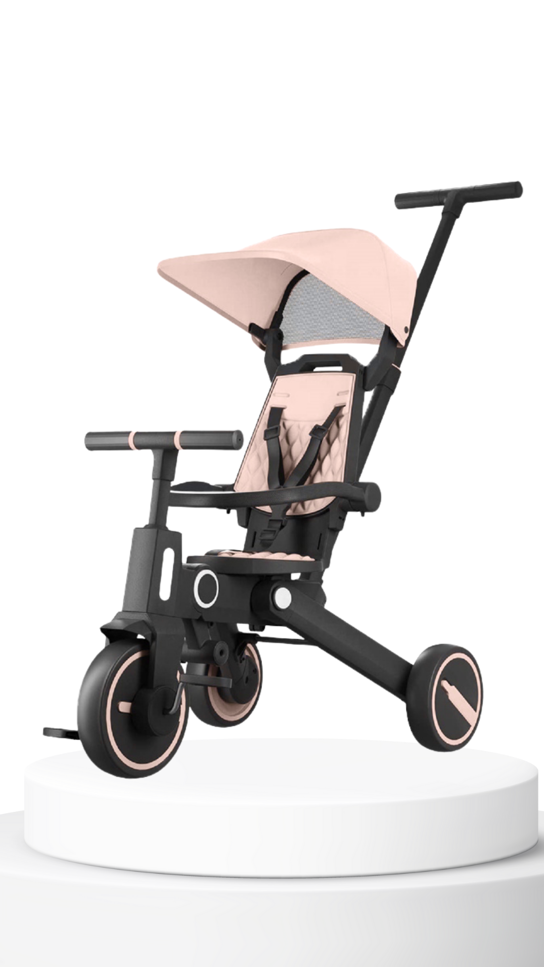 TRICICLO PLEGABLE ROSA